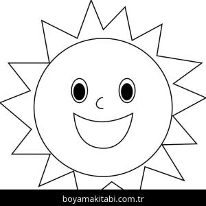 Güneş boyama sayfası – ücretsiz yazdır, boyama etkinliği