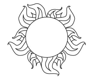 Güneş boyama sayfası,  coloring page, Inanılmaz Güneş, 