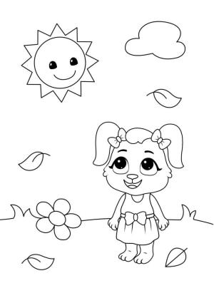 Güneş boyama sayfası,  coloring page, Ruby ile Güneş, 