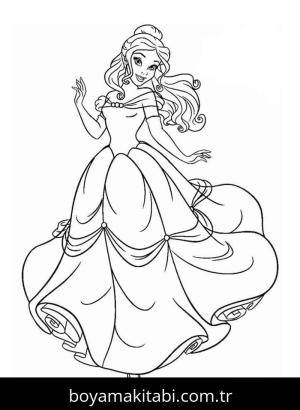 Güzel ve Çirkin boyama sayfası – yaratıcılık, eğlenceli etkinlik