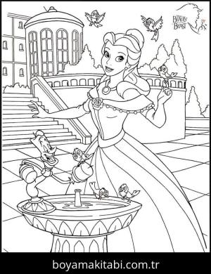 Güzel ve Çirkin boyama sayfası – eğlenceli etkinlik, el becerilerini geliştirir