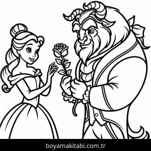 Güzel ve Çirkin boyama sayfası – boyama etkinliği, çocuk aktivitesi