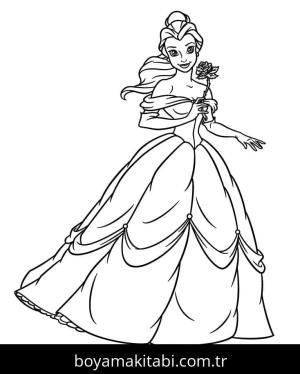 Güzel ve Çirkin boyama sayfası – yaratıcılığı geliştirir, keyifli zaman