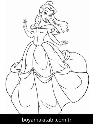 Güzel ve Çirkin boyama sayfası – yaratıcılık, eğlenceli etkinlik