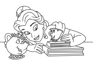 Güzel ve Çirkin boyama sayfası,  coloring page, Güzel ve Çip, 