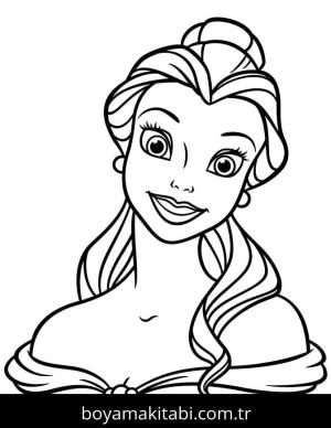Güzel ve Çirkin boyama sayfası – PDF indir, sevimli karakter