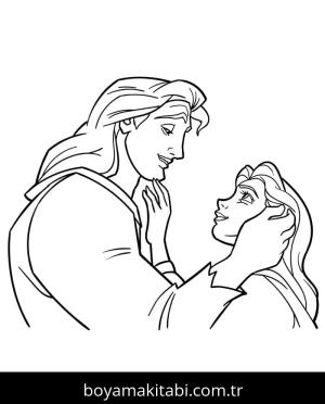 Güzel ve Çirkin boyama sayfası – çocuk aktivitesi, PDF indir