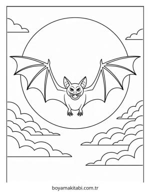 Halloween boyama sayfası – PDF indir, sevimli karakter