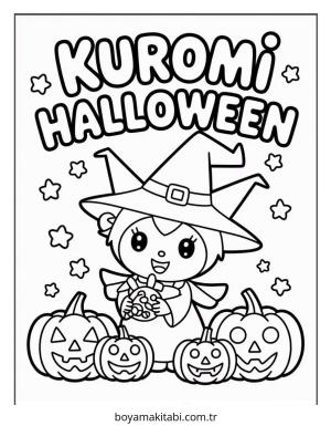 Halloween boyama sayfası – evde etkinlik, ücretsiz yazdır