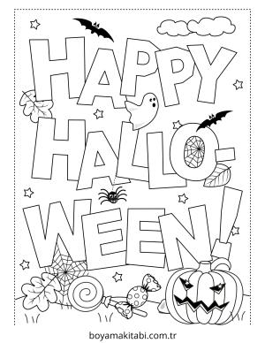 Halloween Boyama