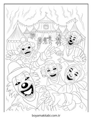 Halloween boyama sayfası – boyama etkinliği, çocuk aktivitesi
