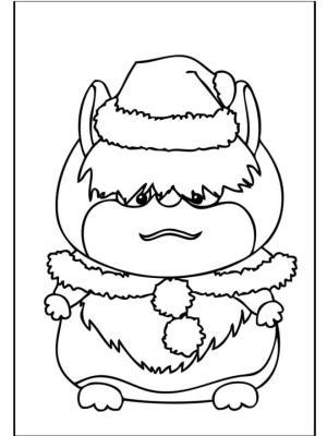 Hamster boyama sayfası,  coloring page, Noel’in Hamster, 