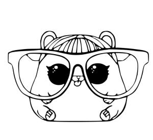 Hamster boyama sayfası,  coloring page, Hamster Kestane Yer, 