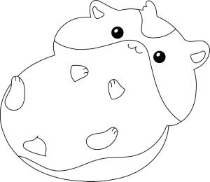 Hamster boyama sayfası,  coloring page, çok Güzel Hamster Güzel, 