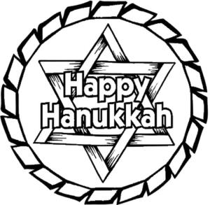 Hanuka boyama sayfası,  coloring page, Mutlu hanukkah, 