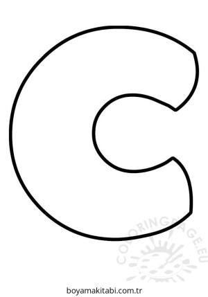 Harfler boyama sayfası – evde etkinlik, ücretsiz yazdır