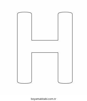 Harfler boyama sayfası – eğitici aktivite, yaratıcılık