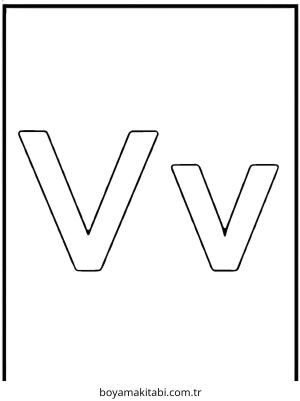 Harfler boyama sayfası – çocuklar için, çizgi film temalı