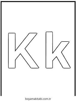Harfler boyama sayfası – ücretsiz yazdır, boyama etkinliği