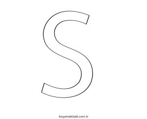 Harfler boyama sayfası – boyama çalışması, yaratıcılığı geliştirir