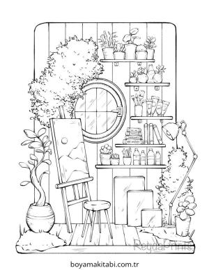 Harfler boyama sayfası – eğlenceli etkinlik, el becerilerini geliştirir