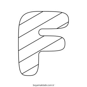 Harfler boyama sayfası – yaratıcılık, eğlenceli etkinlik