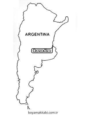 Harita boyama sayfası – boyama etkinliği, çocuk aktivitesi