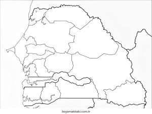 Harita boyama sayfası – yaratıcılığı geliştirir, keyifli zaman