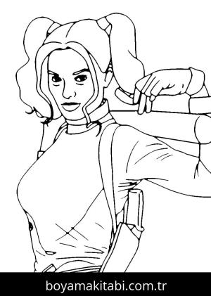 Harley Quinn Boyama