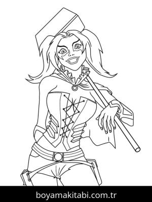 Harley Quinn Boyama