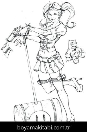 Harley Quinn Boyama
