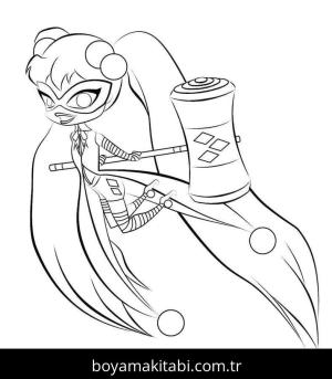 Harley Quinn Boyama