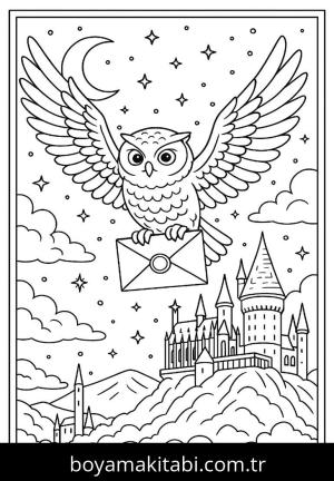 Harry Potter boyama sayfası,  coloring page, , 