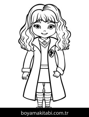 Harry Potter boyama sayfası – okul öncesi, evde etkinlik