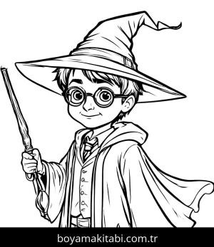 Harry Potter boyama sayfası,  coloring page, , 