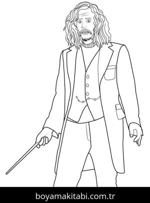 Harry Potter boyama sayfası – ücretsiz yazdır, boyama etkinliği