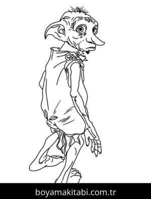 Harry Potter boyama sayfası – eğitici aktivite, yaratıcılık