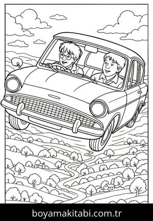 Harry Potter boyama sayfası,  coloring page, , 