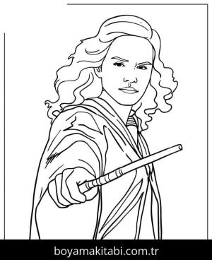 Harry Potter boyama sayfası – okul öncesi, evde etkinlik