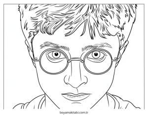 Harry Potter boyama sayfası – boyama etkinliği, çocuk aktivitesi