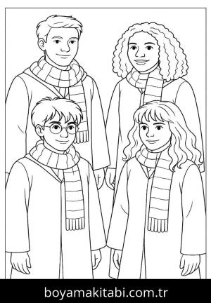 Harry Potter boyama sayfası,  coloring page, , 