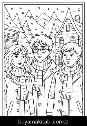 Harry Potter boyama sayfası,  coloring page, , 