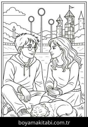 Harry Potter boyama sayfası,  coloring page, , 