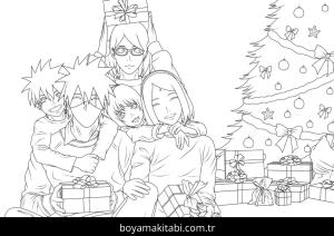 Sakura Haruno boyama sayfası – sevimli karakter, sanatsal çalışma