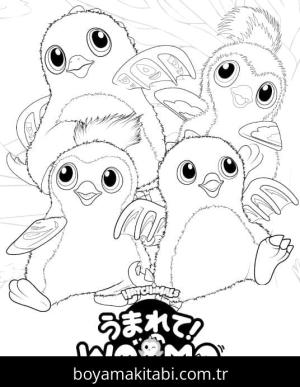 Hatchimals boyama sayfası – eğitici aktivite, yaratıcılık