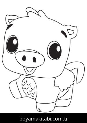 Hatchimals boyama sayfası – eğlenceli etkinlik, el becerilerini geliştirir