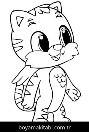 Hatchimals boyama sayfası – sanatsal çalışma, çocuklar için