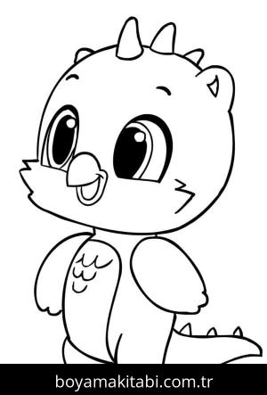 Hatchimals boyama sayfası – sanatsal çalışma, çocuklar için