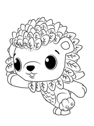 Hatchimals boyama sayfası,  coloring page, Hatchimals Leoriole Ücretsiz, 