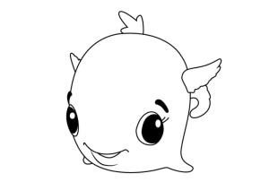 Hatchimals boyama sayfası,  coloring page, Hatchimals Balinası, 